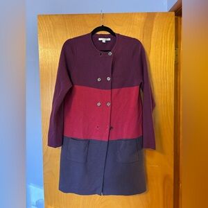 Boden Women's sweater coat in Pink and purple